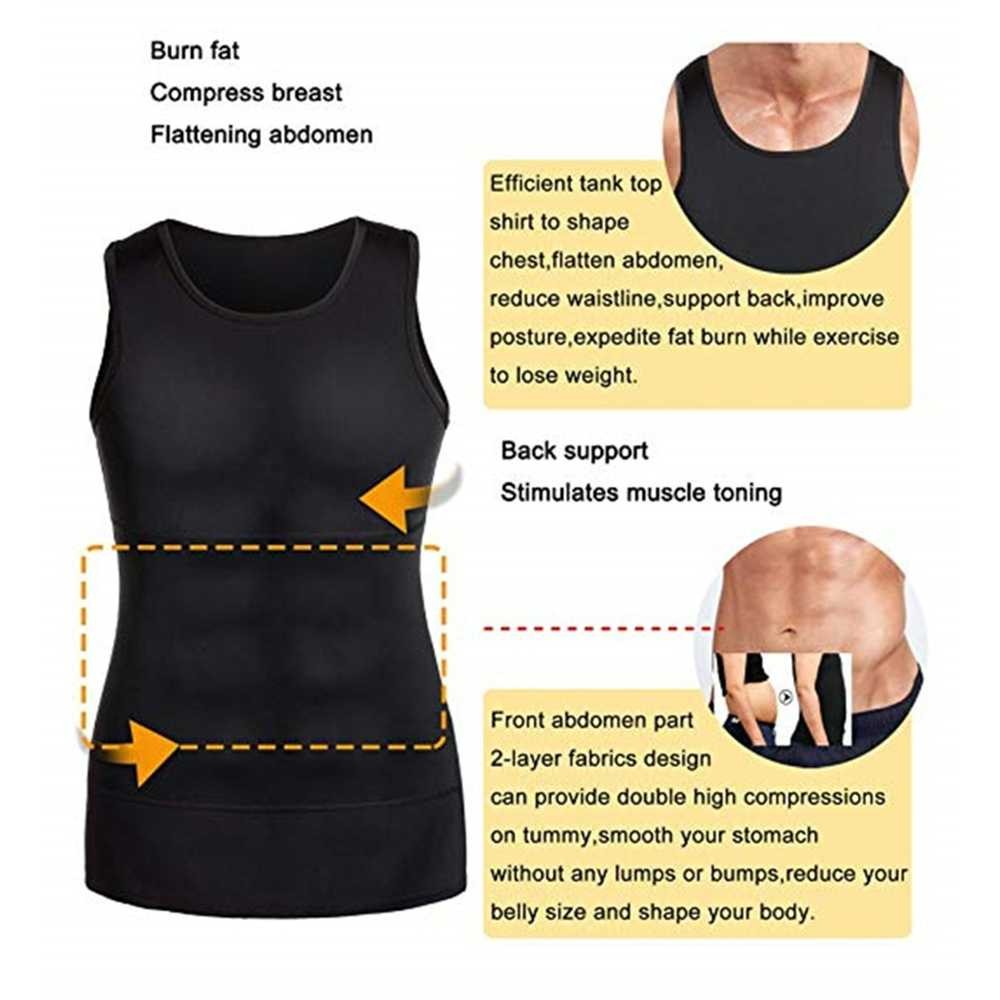 BISACODSTRSTR CXZD Baju Singlet T-Shirt Korset Pembentuk Body Shaper - YB-76 Berkualitas