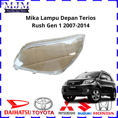 Mika Kaca Lampu Depan Terios Rush mika Headlamp Lampu depan Rush dan Terios  Gen 1 Original 2007 200