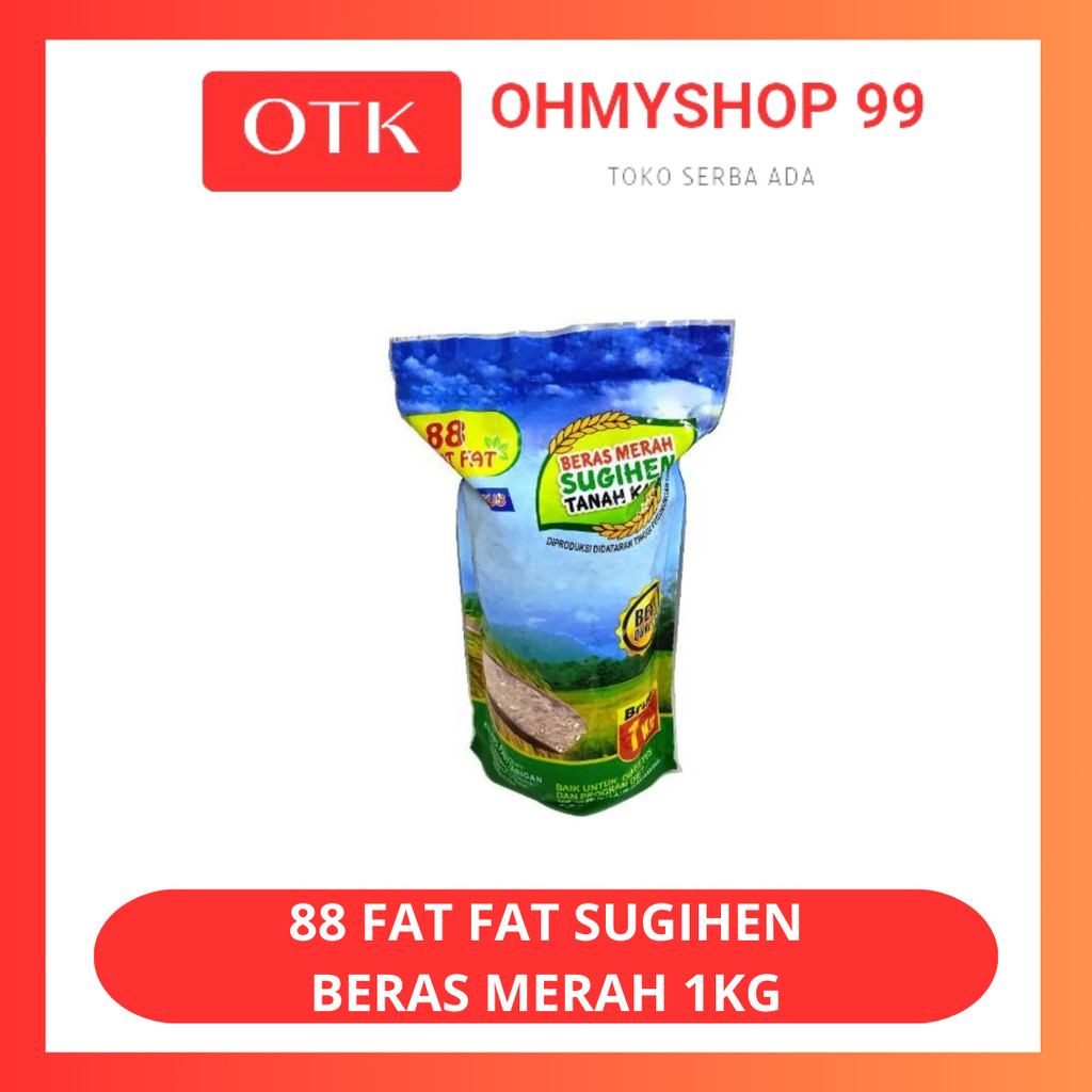 

88 Fat Fat Sugihe Tanah Karo Beras Merah 1kg