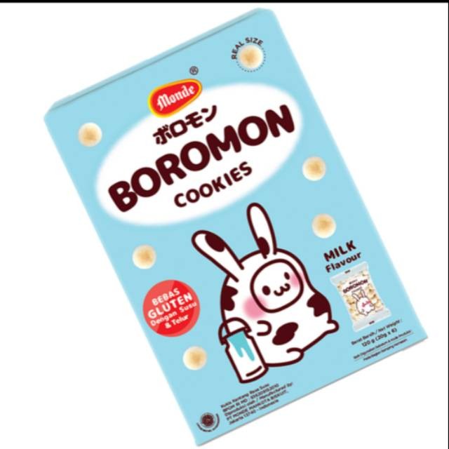 

Monde BOROMON cookies Snack bebas gluten rasa MILK100gram - ARM