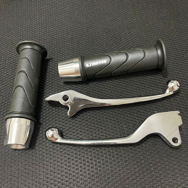 paket 3in1 Handgrip honda + jalu stang model Pcx + Handle rem chrome / vario beat non cbs vario 110 