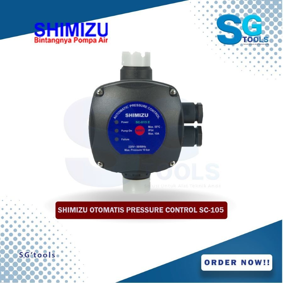Shimizu SC 015 E Pressure Control - Automatic Pressure Control Shimizu SC - 015 E - Otomatis Pompa B
