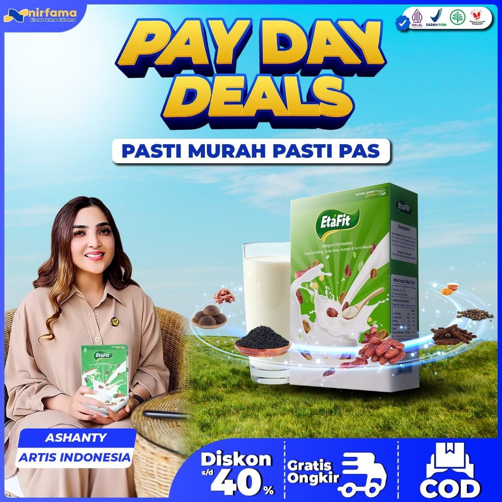 

ETAFIT - Susu Kambing Etawa Atasi Sesak Nafas Sakit Tenggorokan Batuk Berdahak Asma Paru Paru TBC