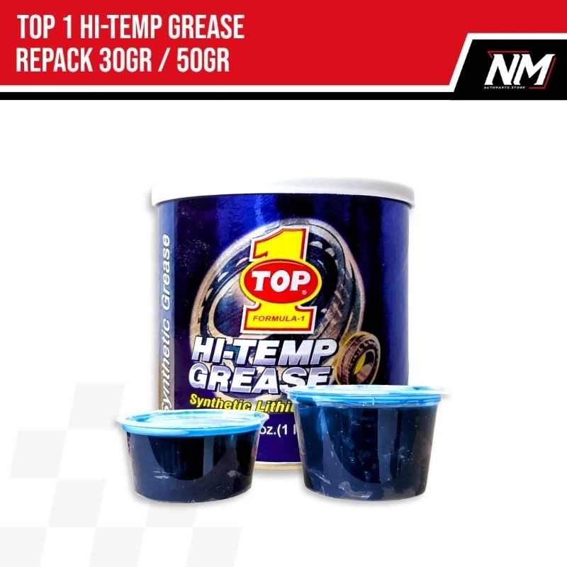 Stempet Gemuk Cvt Bearing TOP 1 Hi Temp Grease Biru Repack 50gr