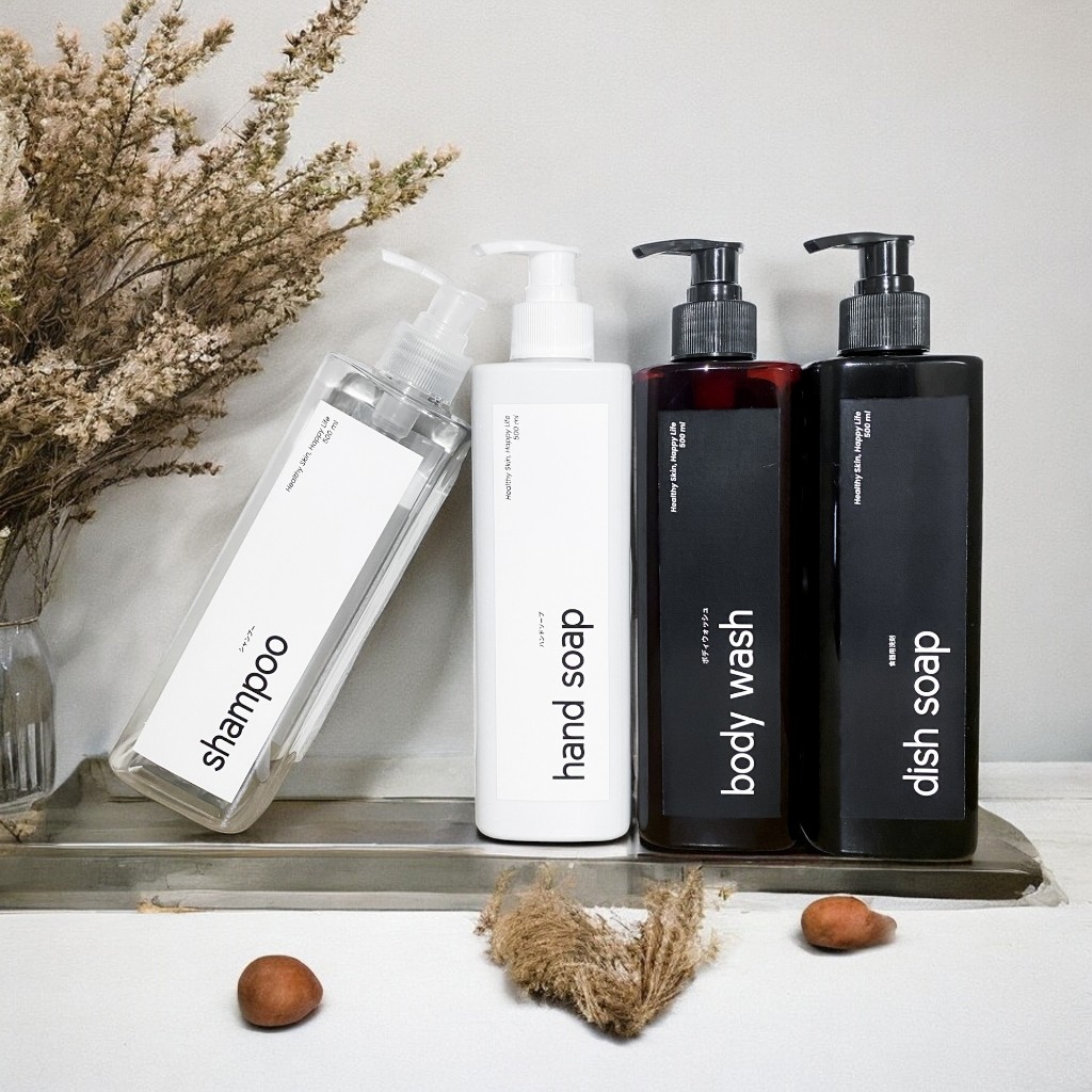 Botol Sabun 500ml pump Luxury Aesthetic 500ml Tempat Wadah Sabun Cair Plastik