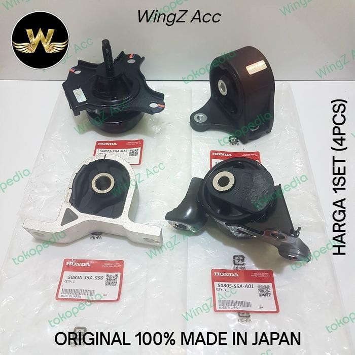 Engine Mounting Set Original Honda Stream 1700cc Matic AT 2002 - 2006
