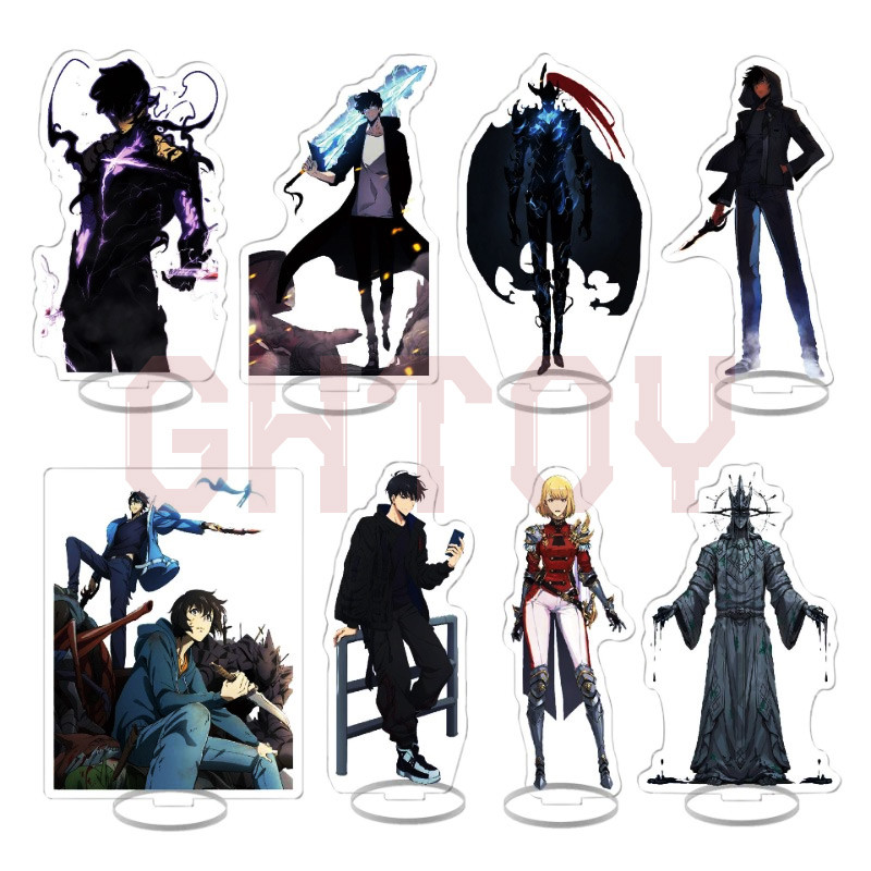 

16cm/6.3in Solo Leveling Anime Peripheral Acrylic Large Stand Figurine Gifts Ornaments Collections Desktop Display Boyfriend Toy