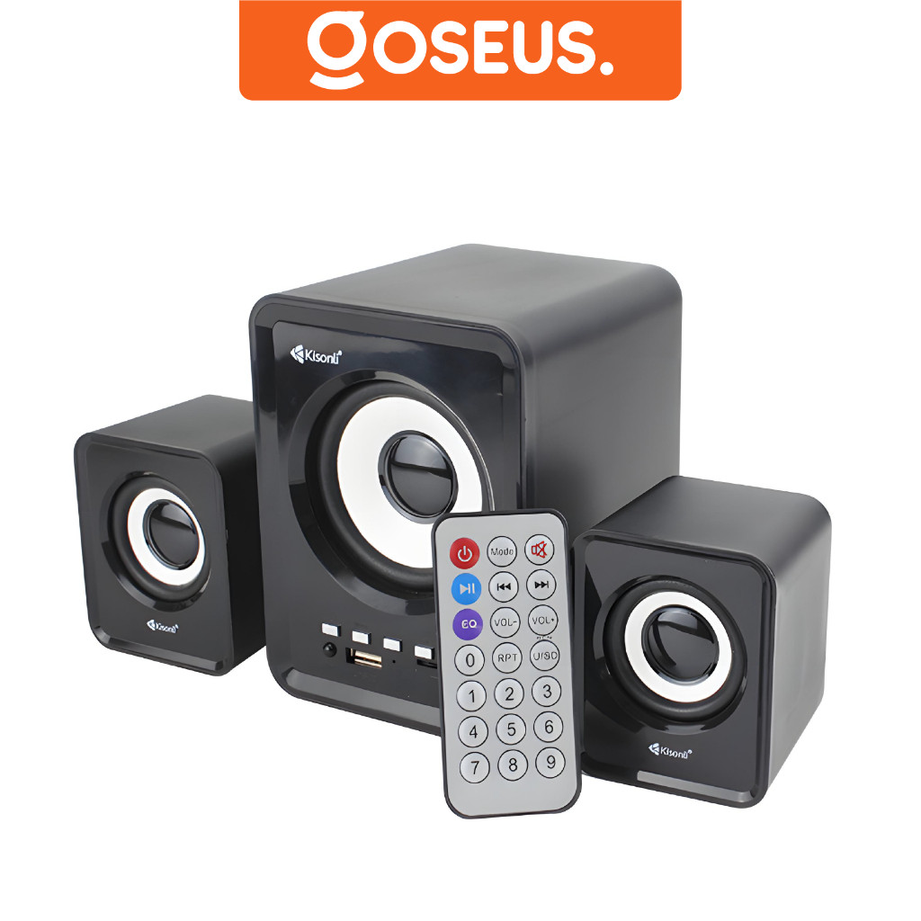 Speaker Aktif Bluetooth Kisonli U2800BT Bisa Radio, TF-Card, Flashdisk, Bluetooth Speaker