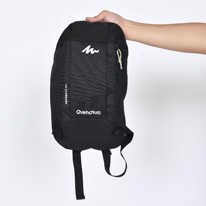 r PP Tas ransel mini tas olahraga sport pria ori,tas futsal 10L Uniseks tas futsal Cowok - hitam