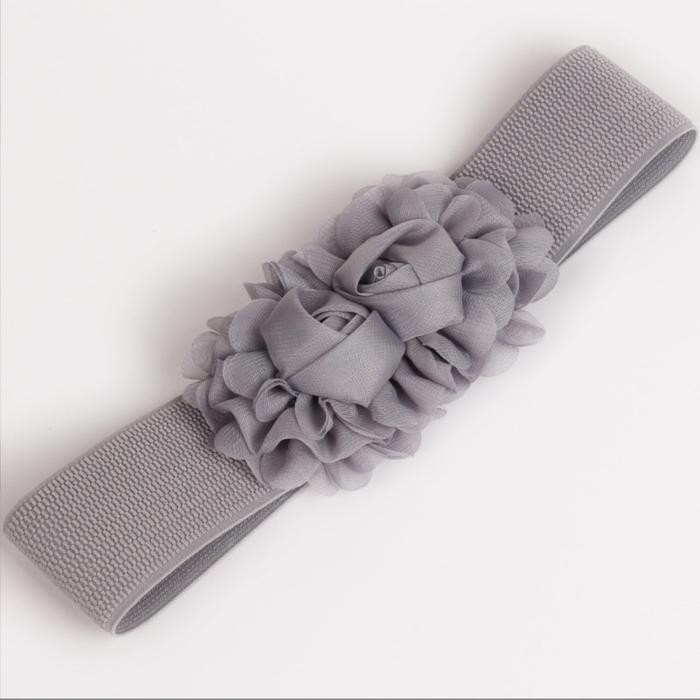 Ikat Ban Pinggang Wanita OBI FLOWER Korea Fashion Gasper Sabuk Karet Cewe Womens Lace Belt Wanita Ce