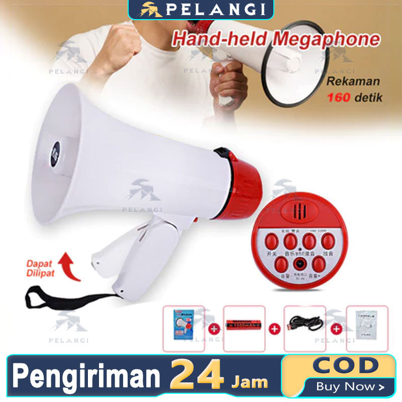 COD TOA MEGAPHONE SEDANG FLECO MULTIFUNGSI FLECO HW-8R TERMURAH / TOA PENGERAS SUARA HW-8R ORIGINAL