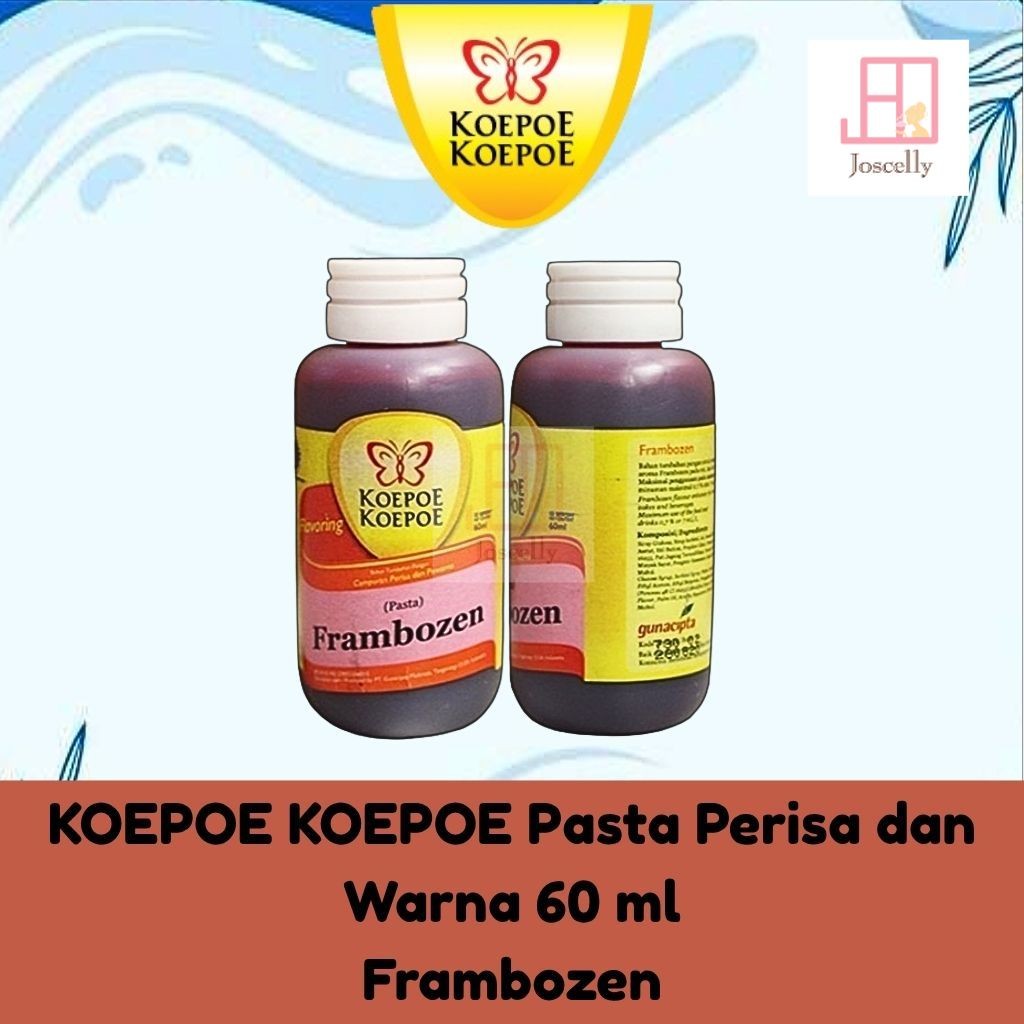 

JOSCELLY.ID KOEPOE KOEPOE Pasta Perisa dan Warna Frambozen