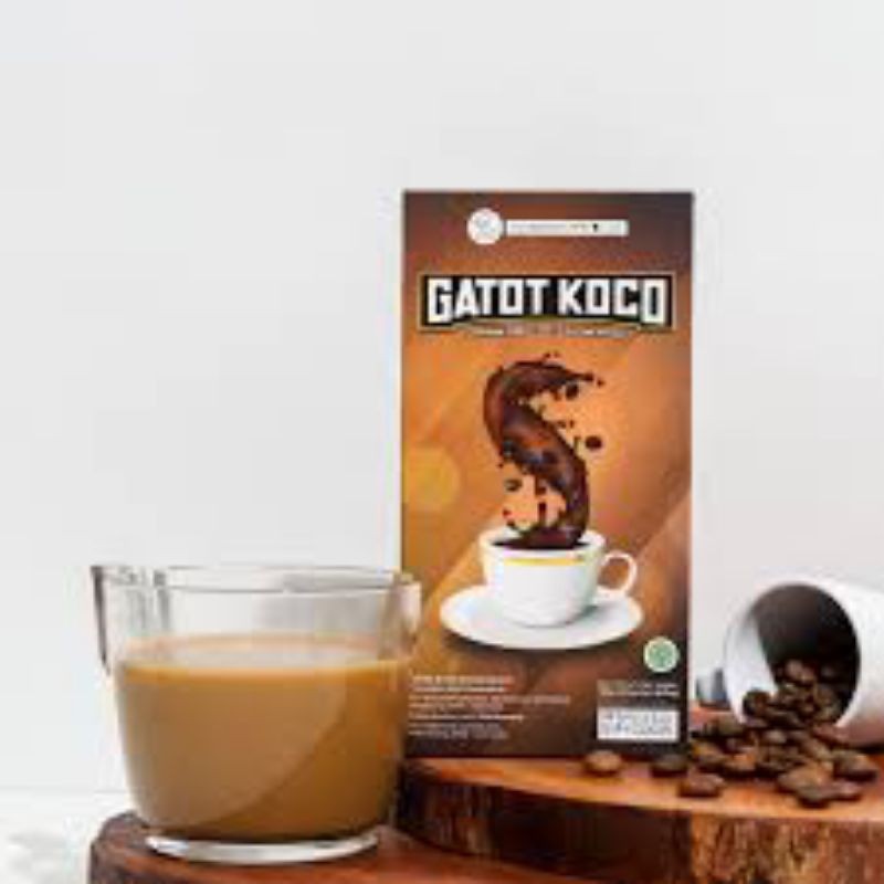 

(Free Bonus) Kopi Gatot Koco 1 Box Isi 5 Sachet Original BPOM