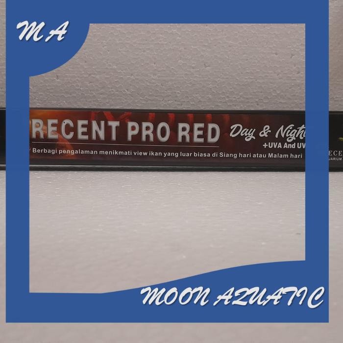 lampu celup RECENT PRO RED 1500 3 X mode DAY NIGHT + UVA UVB untuk aquarium ukuran 150 cm 1,5 meter
