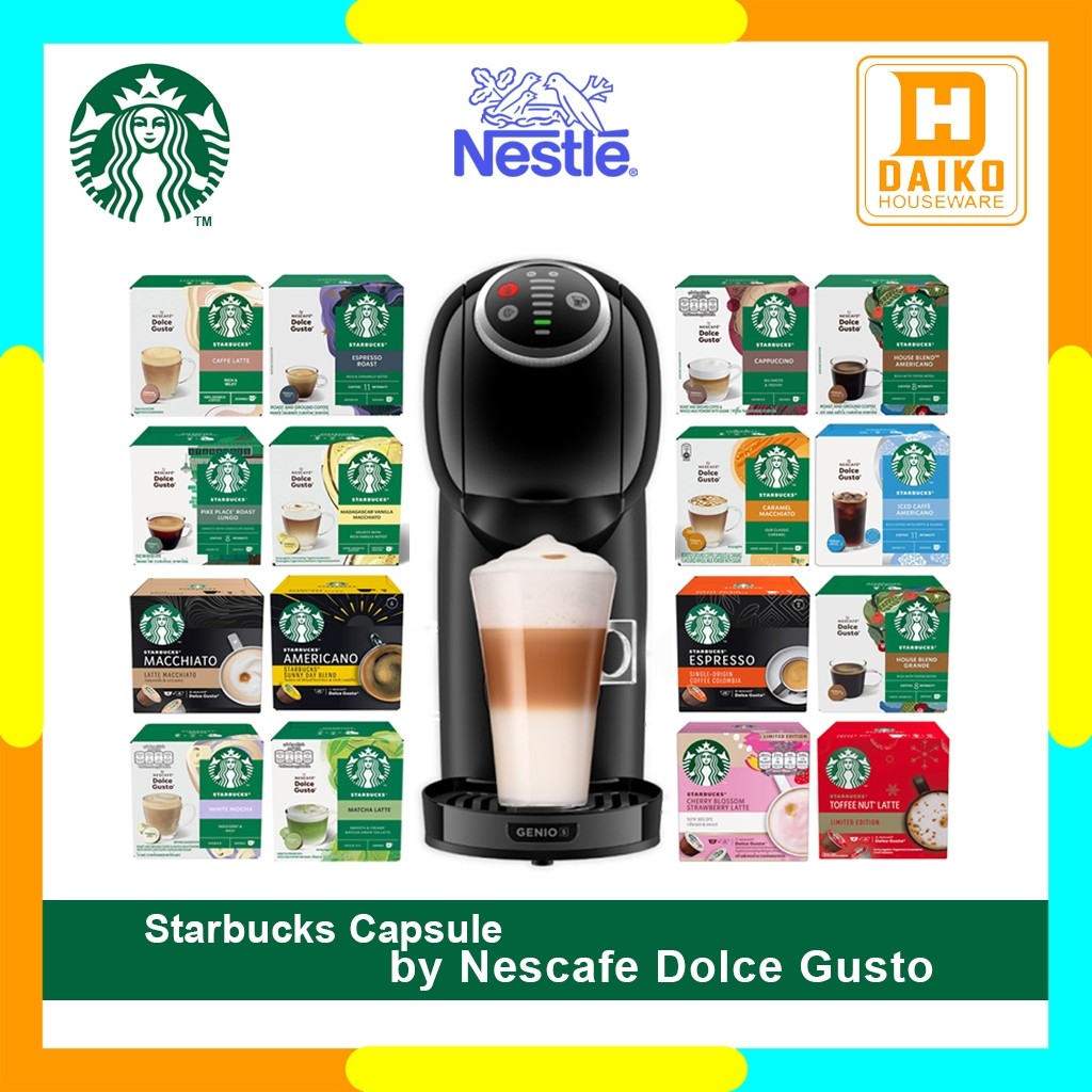 

Capsule Starbucks Nescafe Dolce Gusto All Varian Rasa Kemasan Box Original - Kopi Kapsul Starbuck