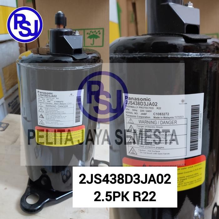 Kompresor AC Panasonic 2JS438D3JA02 / Compressor Panasonic 2JS438 / 2.5PK