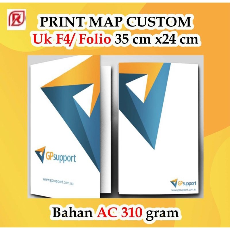 

Map Folder Custom F4 Bahan 310gsm Full Color