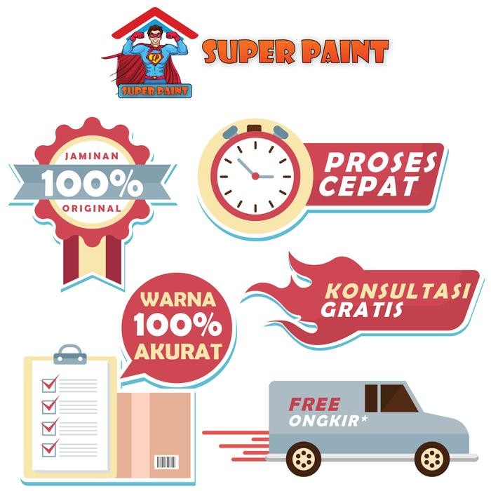 Mumpung Murah CAT TEMBOK DALAM VINILEX KEMBANG PASTEL WARNA PUTIH 300 UKURAN 25KG - PUTIH 300, INSTA