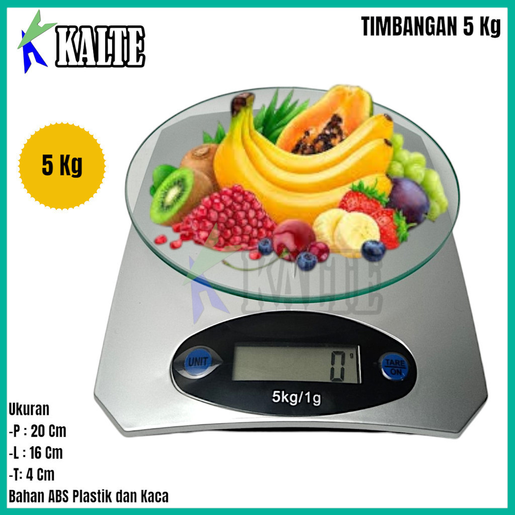 Timbangan Dapur/Buah Digital 5 Kg Timbangan Digital 5 Kg