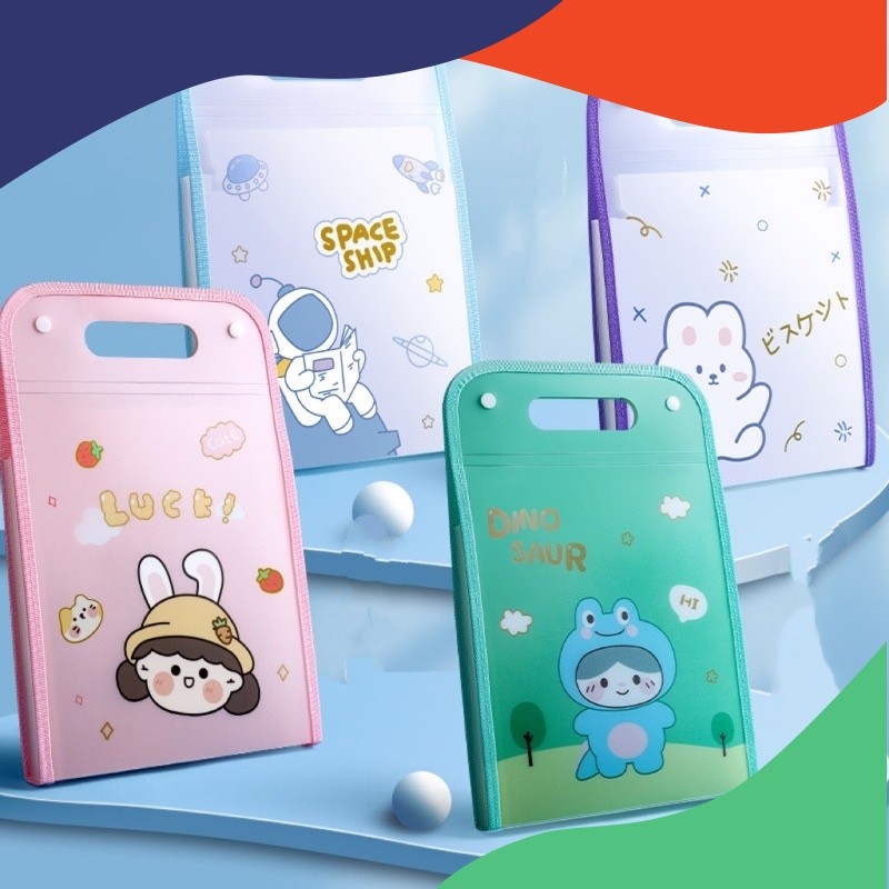 

COD cute multi layer folder map organizer tempat penyimpanan file kertas paper organizer SALE