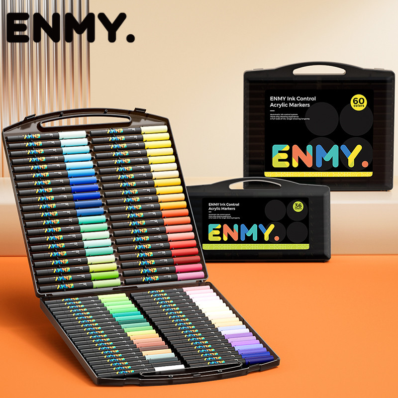 

ENMY Blackbox Spidol Marker 20-80warna Direct Liquid Acrylic Markers