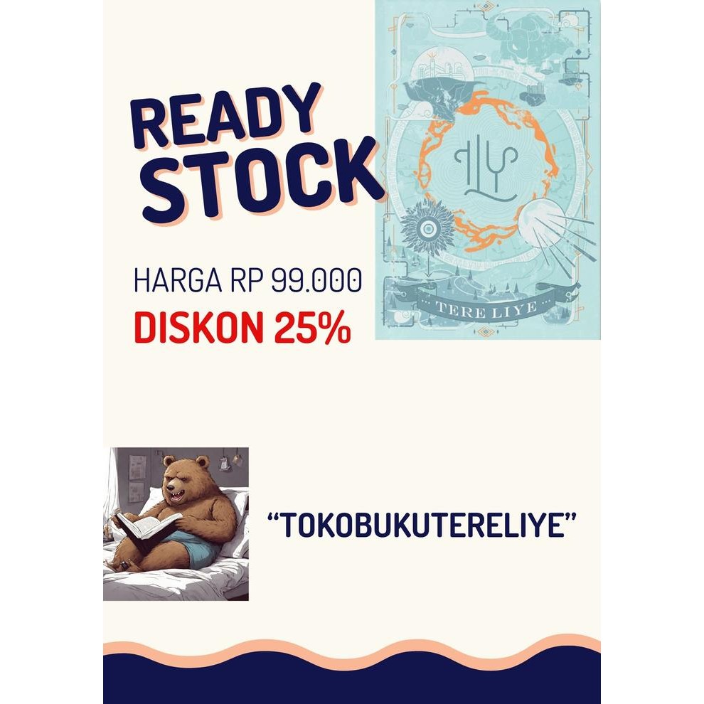 TERE LIYE - BUKU NOVEL ILY - TIDAK TTD     Terlaris