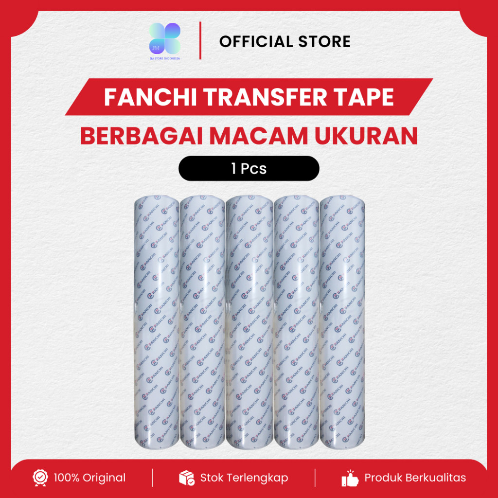 

Fanchi Masking Transfer Tape Bening Lebar 5 10 15 cm x 100 Meter