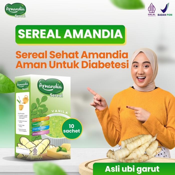 

Amandia Sereal Makanan Sehat Untuk Diabetesi Halal BPOM