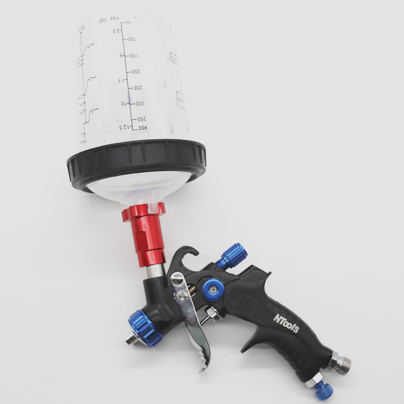 

Mini Spray Gun 1.0MM Paint Spray Gun 0.8MM Nozzle Kit 400CC/250CC Tank Air Paint Gun With Paint Mixing Cup And Adapter
