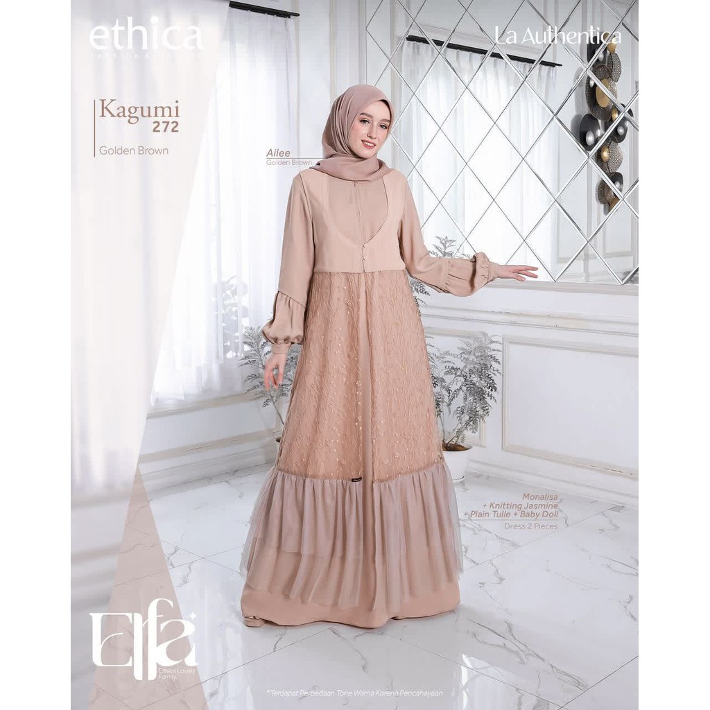 ETHICA GAMIS DEWASA  KAGUMI 272 G.BROWN