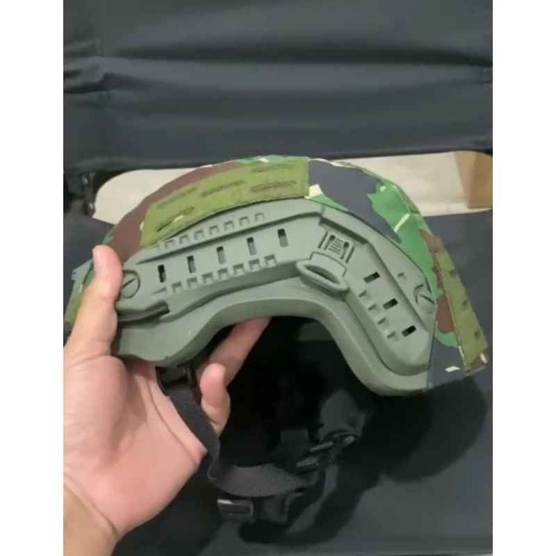Helm Kevlar  Original J FORCE anti peluru Hijau ArmyCO