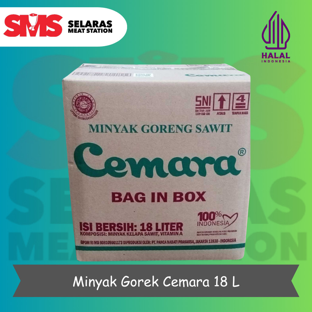 

Minyak Goreng Sawit Cemara Bag In Box 18 L - Selarasmeatshop