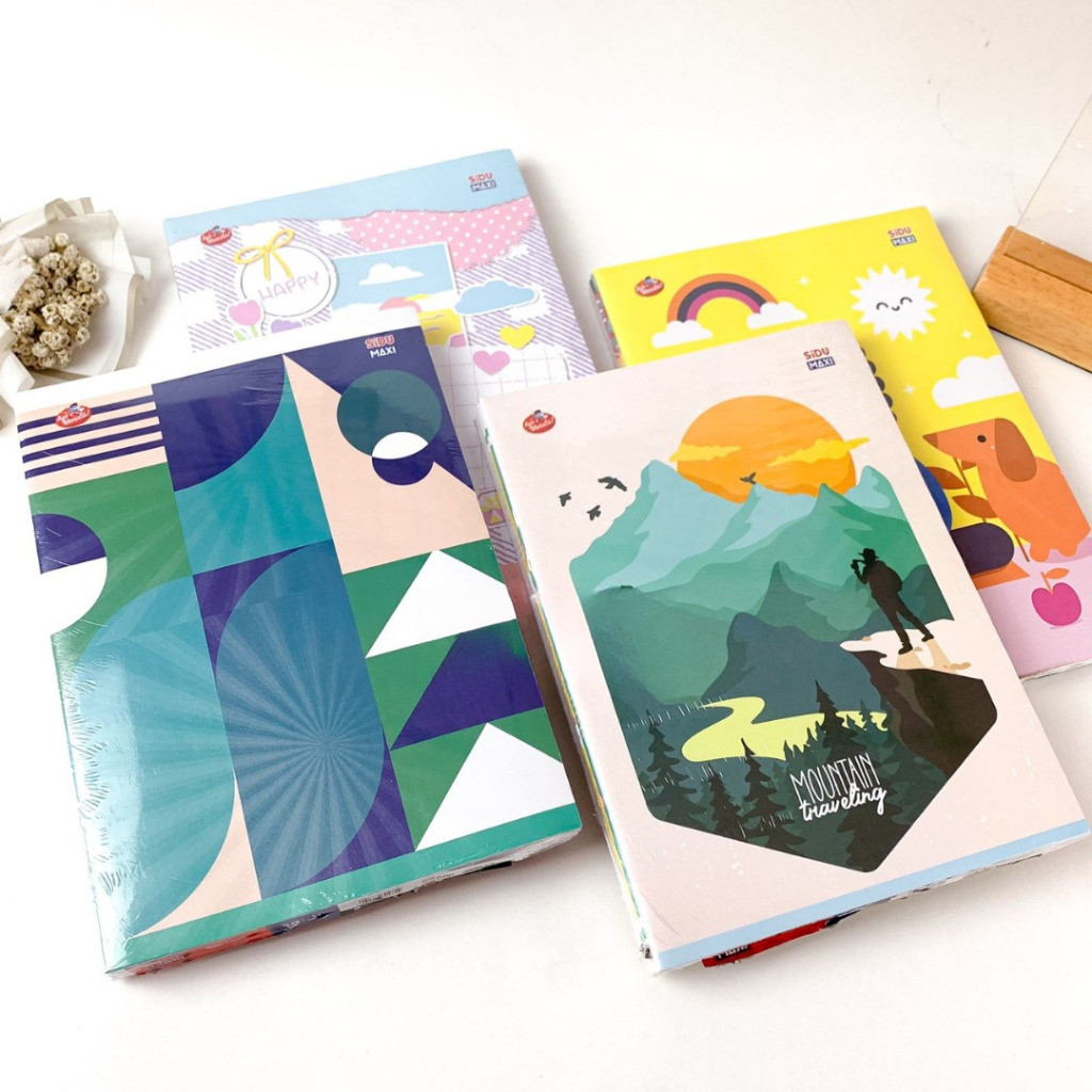 

Sidu Maxi Buku Tulis Boxy 42 Lembar / 1 Pak Isi 5 pcs Buku
