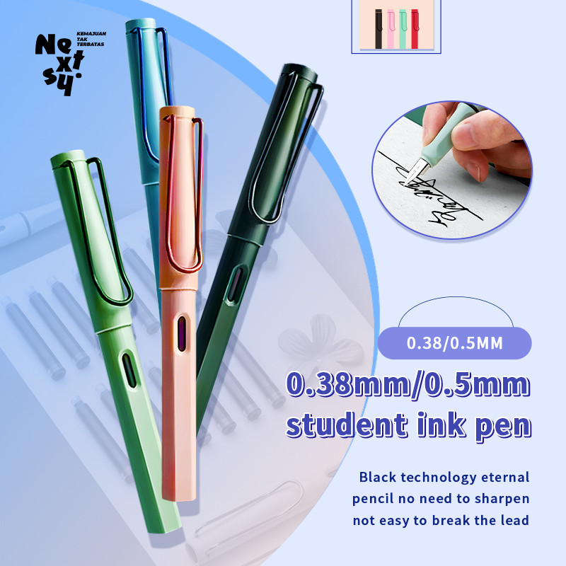

[READY] Nextsy Fountain Pen Pulpen 0.38mm/0.5mm untuk Penggunaan