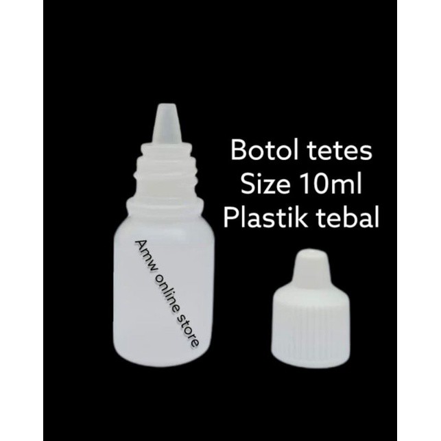 100pcs botol tetes 10ml botol essen