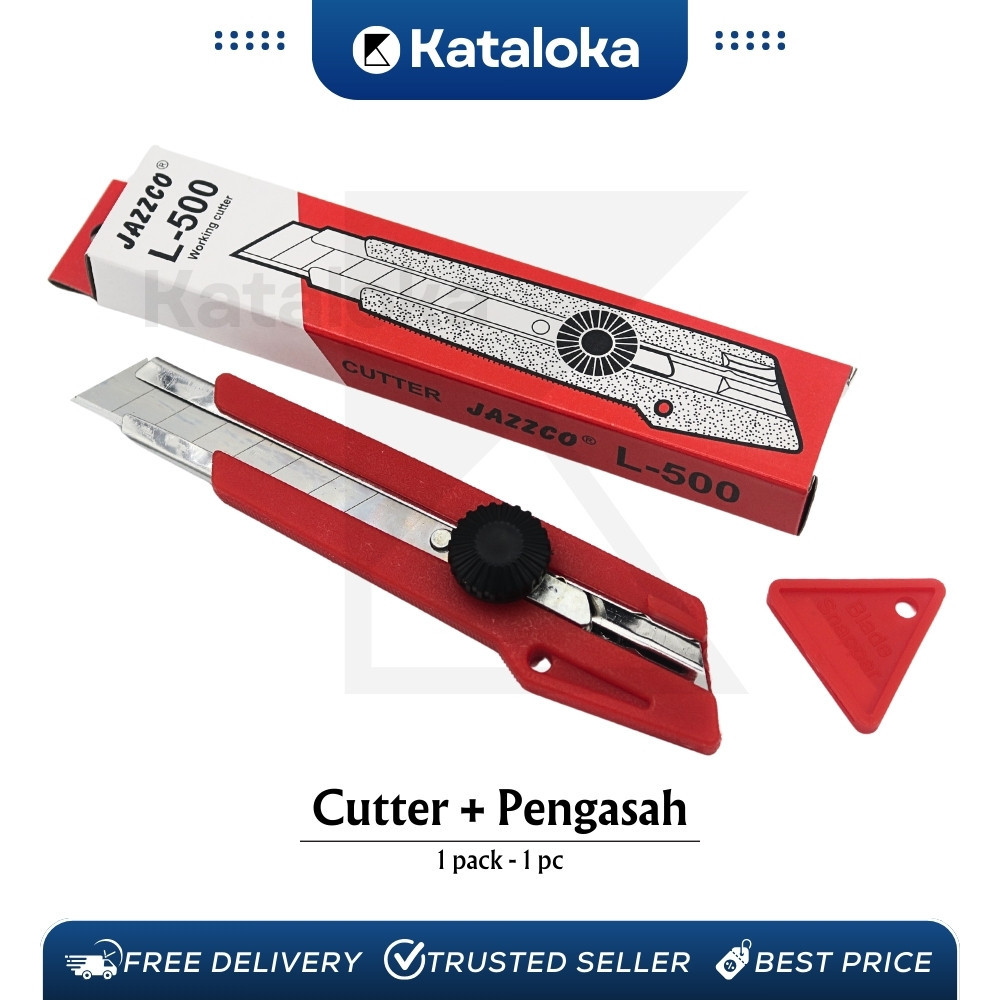 

1 Box isi 12 Cutter / Pemotong JAZZCO L-500