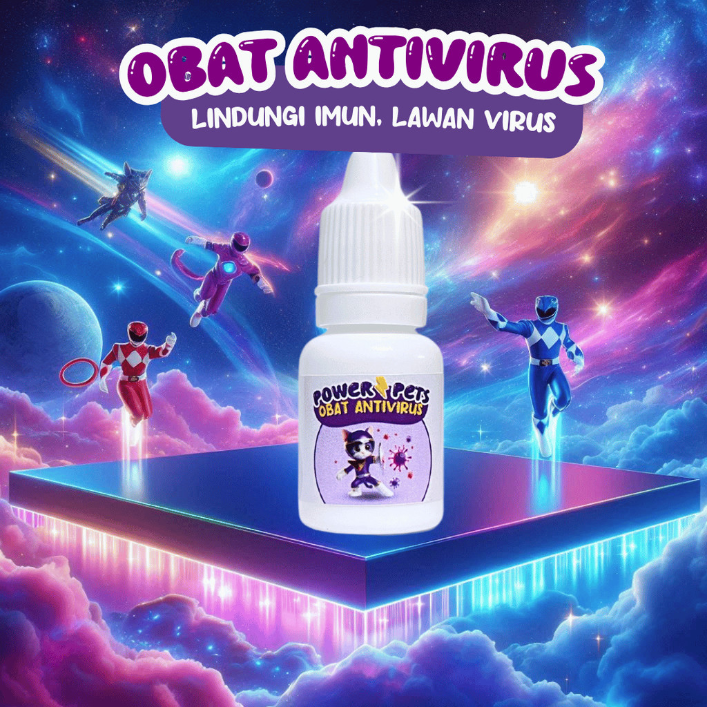 OBAT TETES ANTI VIRUS UNTUK KUCING ANJING /OBAT ANTI VIRUS PADA HEWAN PELIHARAAN 10ML