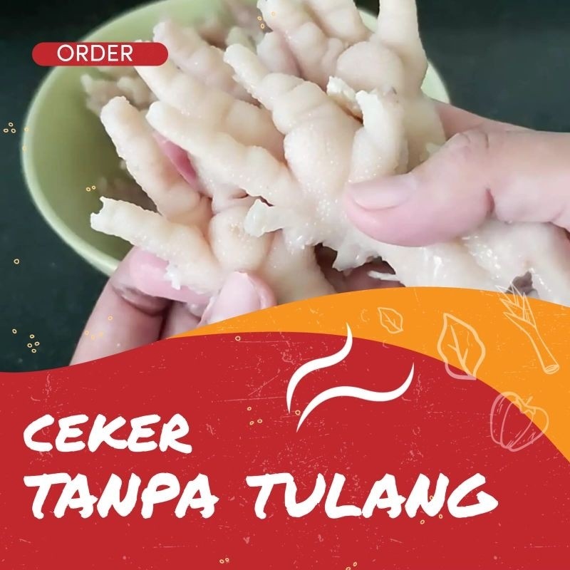

Ceker Tanpa Tulang 1kg Frozen | Ceker Lepas Tulang