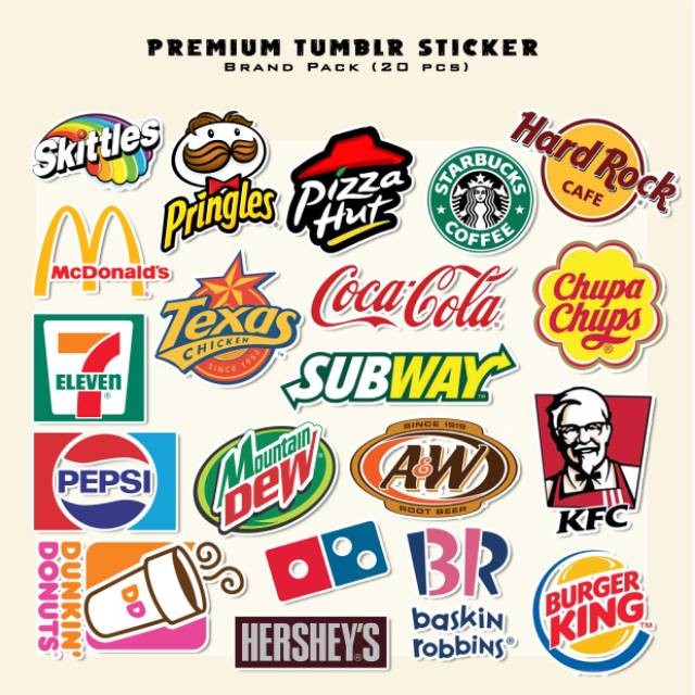 

LOGO Aesthetic Sticker Laptop Sticker Handphone