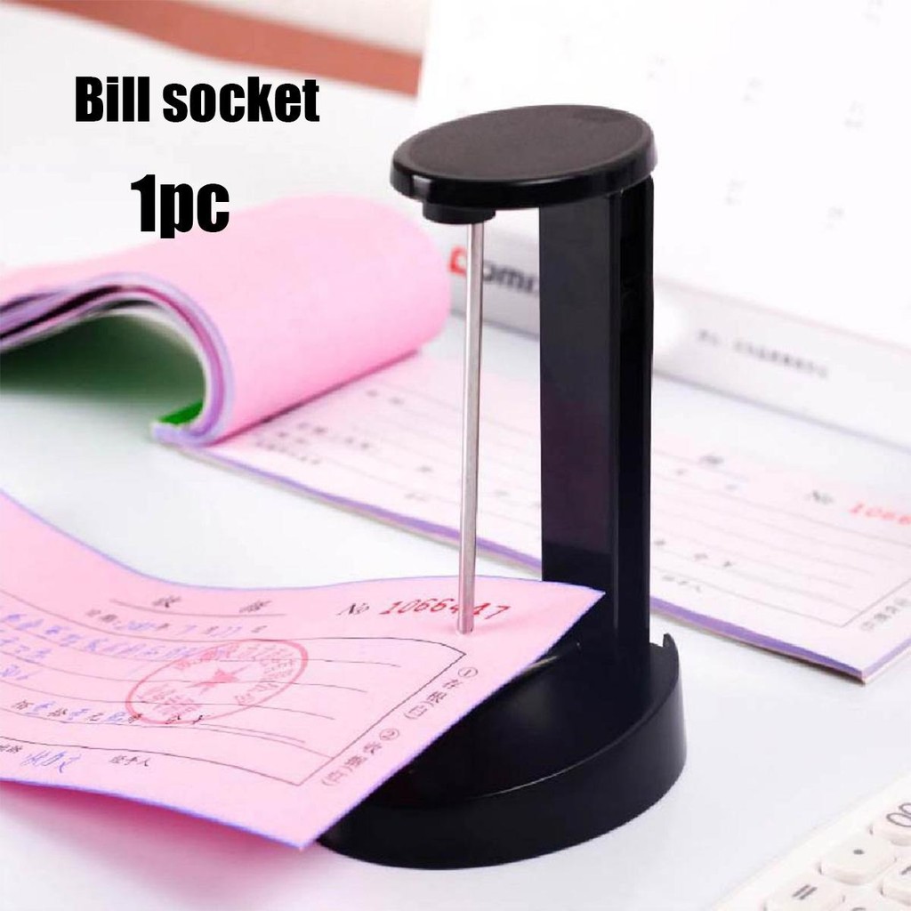 

Tusukan Bon Dengan Tutup Tusukan Bill Nota Kertas Paper Spear Combo Penyimpanan bill/bon/Kuitansi/Tagihan