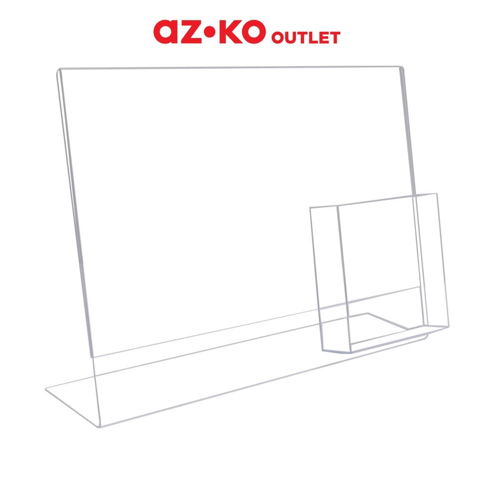

Odi Sign Holder L Shape Landscape A4 Dengan Saku 10 cm Tempat Brosur Akrilik Dekorasi Meja T Shape Frame Sign Holder