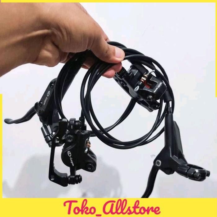 Disc Brake Set Logan Hydraulik Rem Cakram Sepeda Hidrolik Kaliper Hidrolis Brakeset Hydraulic Sepasa