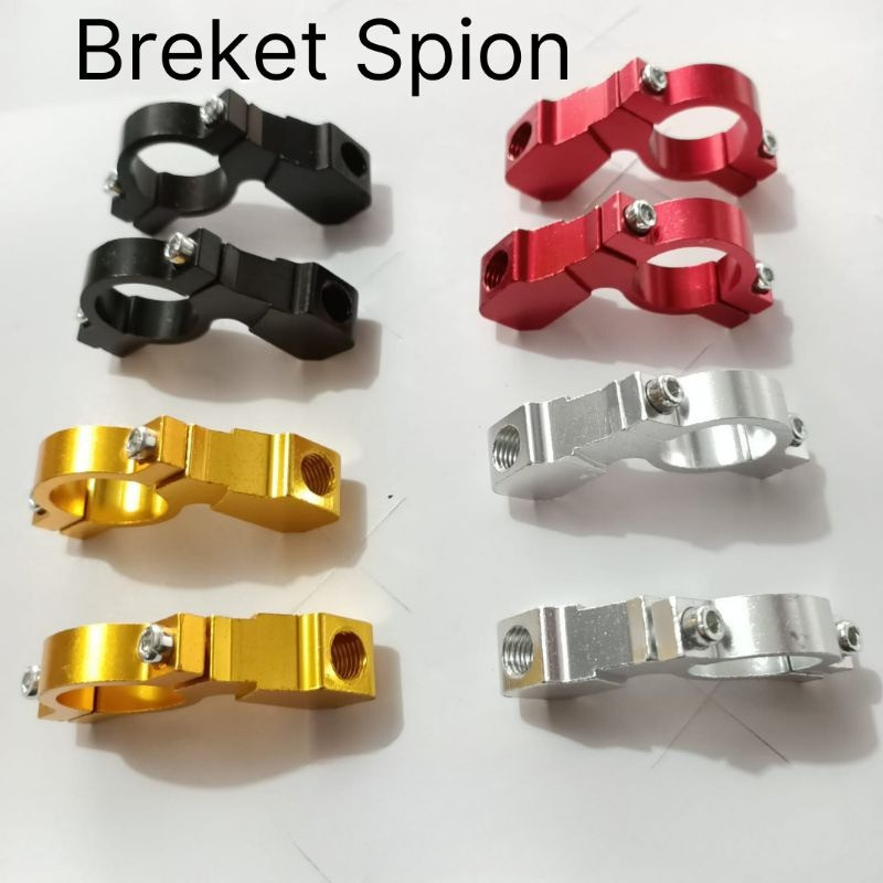 Dudukan breket Spion Motor Drat 14 Spion honda CNC IMPORT bautnya kunci L