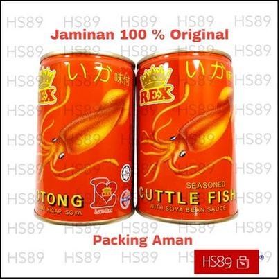 

Sotong Kaleng - Cumi Kaleng - Cuttle Fish 425gr - Sotong Rex