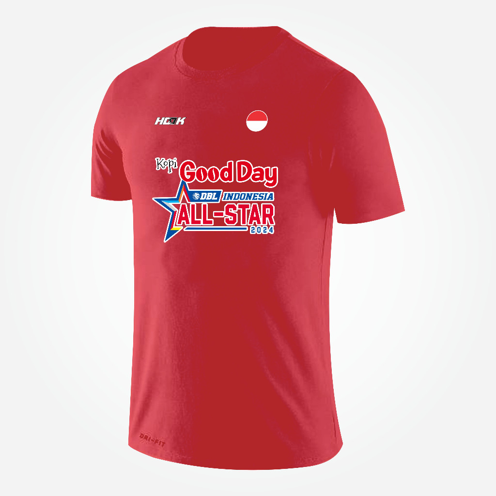 Kaos Basket DBL INDONESIA seri ALL STAR 2024 Custom NomorCO