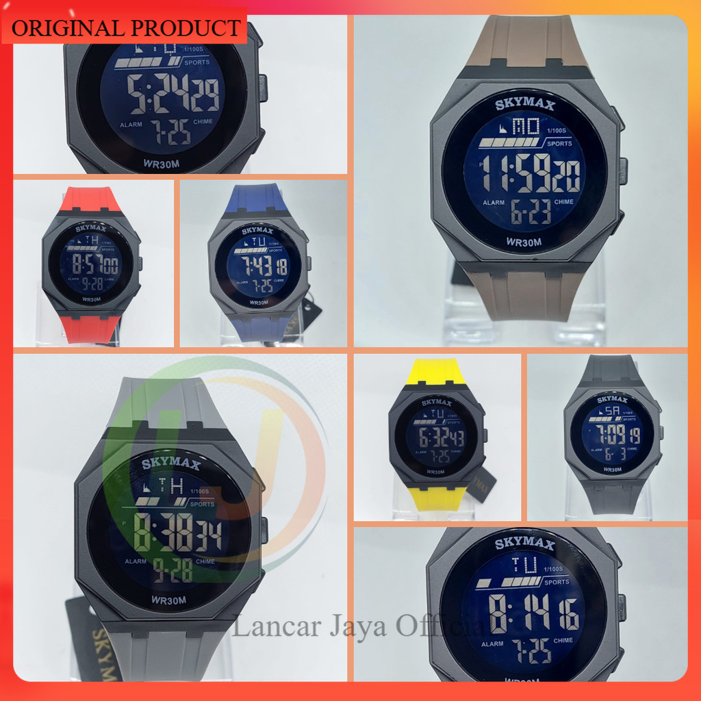 [JAM] JAM TANGAN DIGITAL SKYMAX 3009G | JAM TANGAN UNISEX | JAM TANGAN DIGITAL KEREN | JAM TANGAN PR