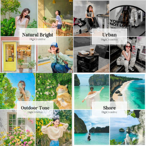 Selebgram Preset | Outdoor Wedding | Blue Sea | Warm | Outdoor Tone | Tropical Breeze | Nature Prewe