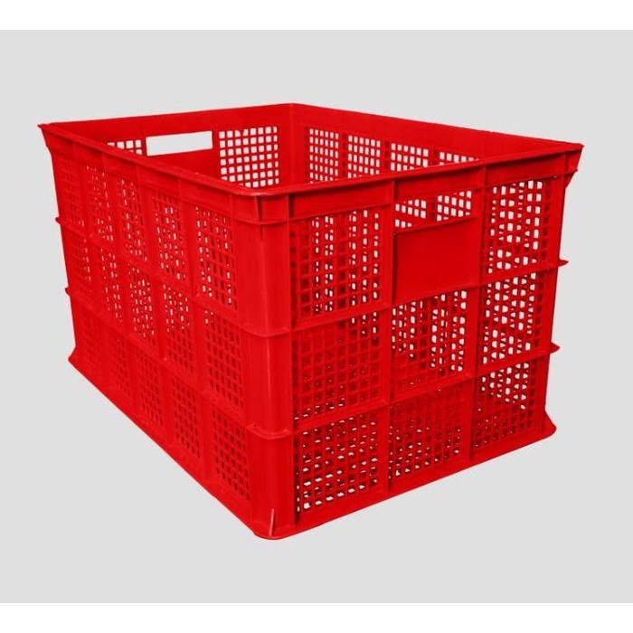 

KERANJANG BESAR / KRAT BESAR / WADAH BESAR UNTUK INDUSTRI , LAUNDRY , RAK PIRING SERBAGUNA KIMPLAST 90 LITER ( 67 X 47 X 39CM ) - Merah [SALE]