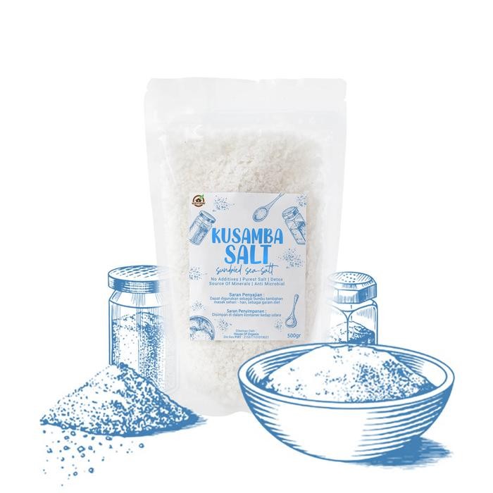 

House Of Organix Kusamba Salt 1 Kg garam kasar
