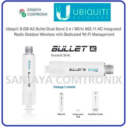 UBIQUITI B-DB-AC Bullet AC Dual Band
